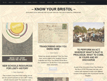 Tablet Screenshot of knowyourbristol.org